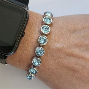 Swarovski Touchstone Ive Tennis Bracelet light Blue